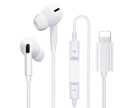 Lighting Earbuds for iPhone 7 Earphones Connector Pop-up Pair Headphones Isolating Headset Support Call Volume Control Compatible with iPhone 7/7 Plus/8/8 Plus/X 10/XS Max/XR for iOS 12 